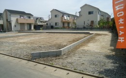 桧家住宅の久留米市江戸屋敷の分譲地
