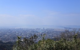 山から見た福岡